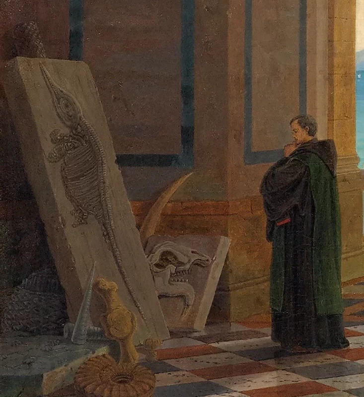 Interno di monastero - dettaglio